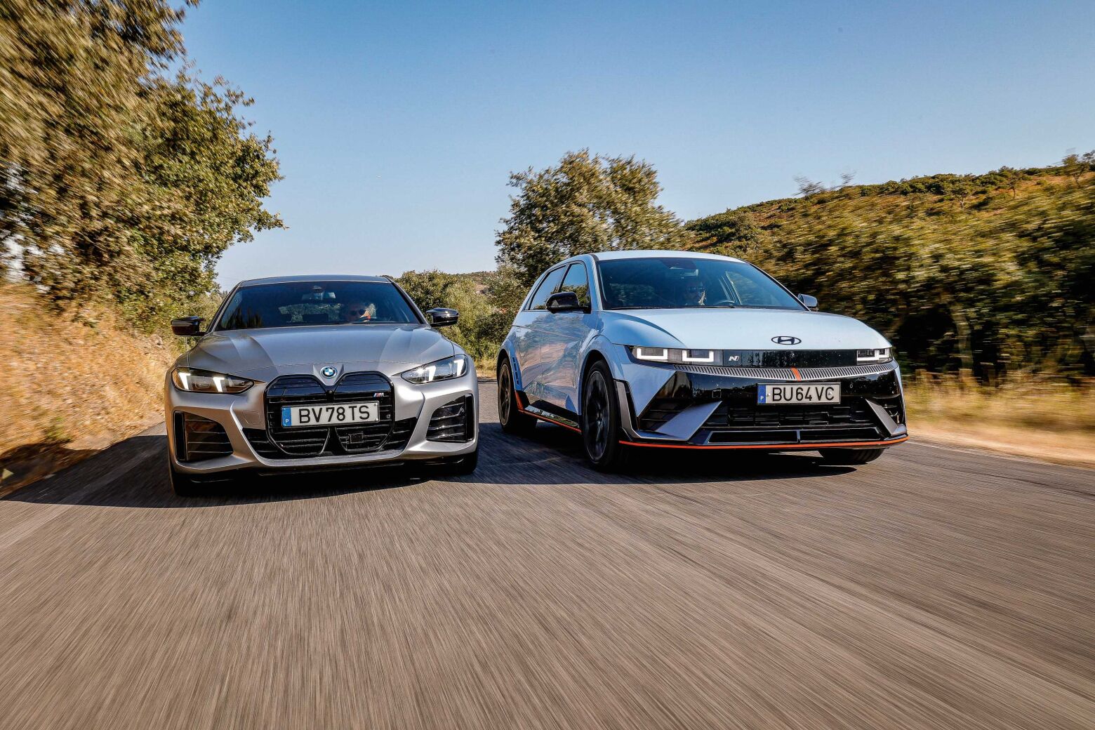 Frente a Frente: BMW i4 M60 xDrive vs Hyundai Ioniq 5 N