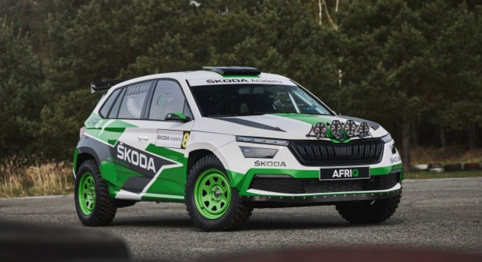 Baseado no Kamiq. Skoda Afriq é um exemplar único de ralis para o Dakar