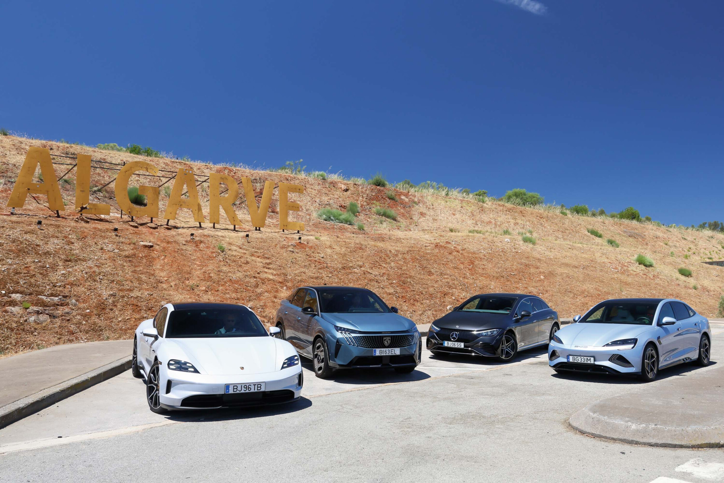 Electric Road Trip: Testing the Range of Four Electric Cars in Algarve