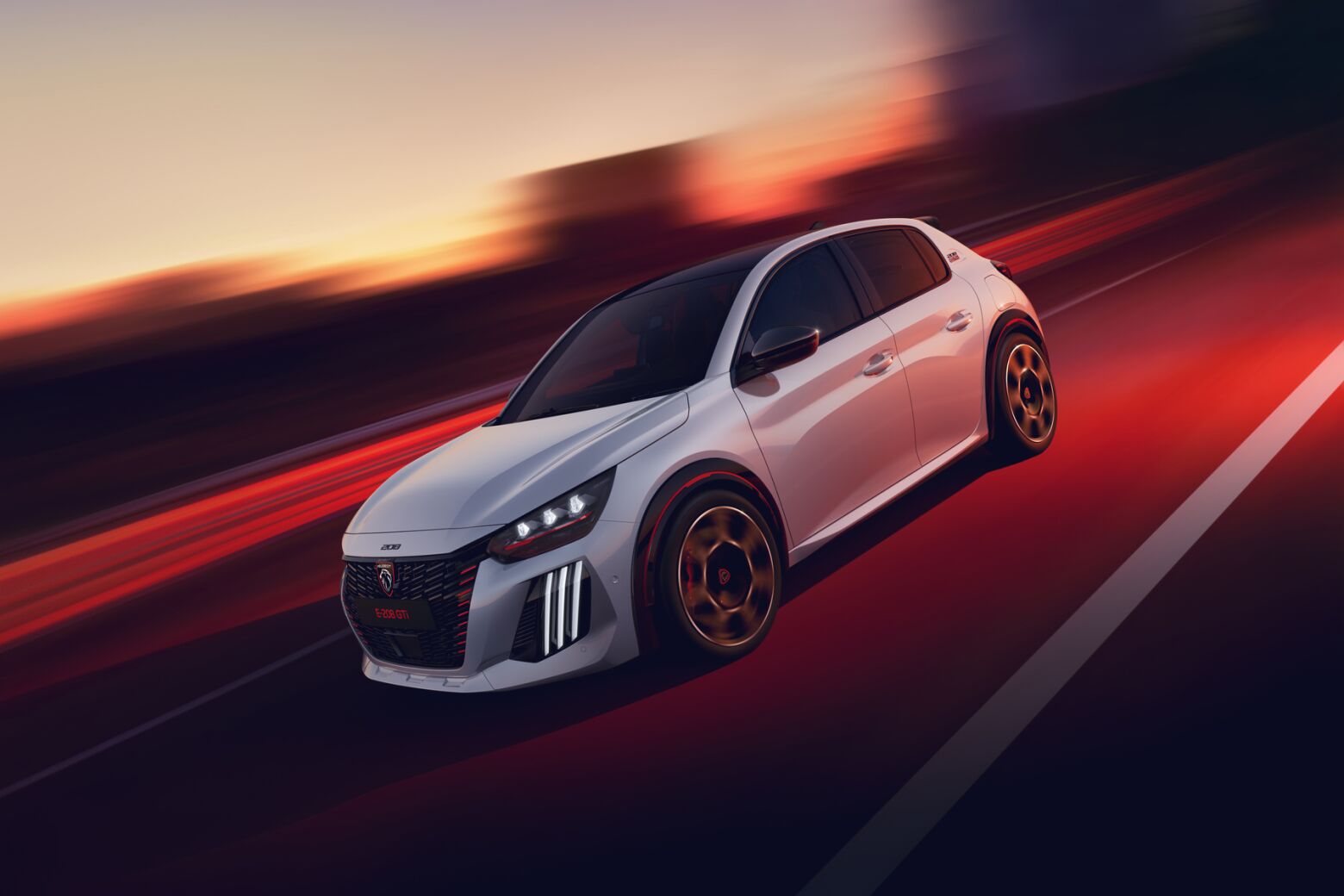 Peugeot E-208 GTi el&eacute;trico j&aacute; tem pre&ccedil;o para Portugal