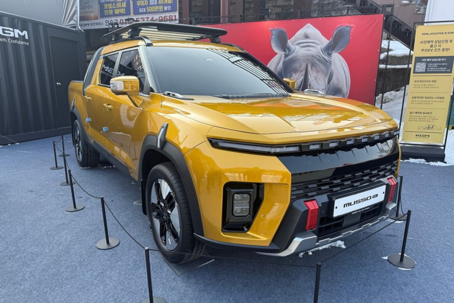 KGM transforma Musso em nome de submarca de pickups