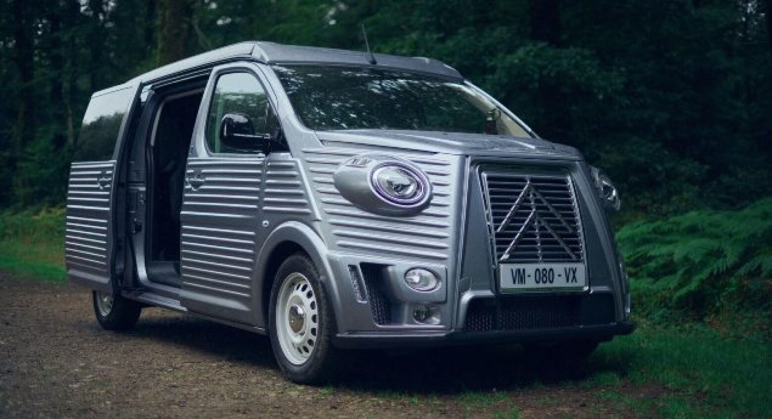 Inspirado no histórico Type H. Citroën Type Holidays é o caravanismo com estilo