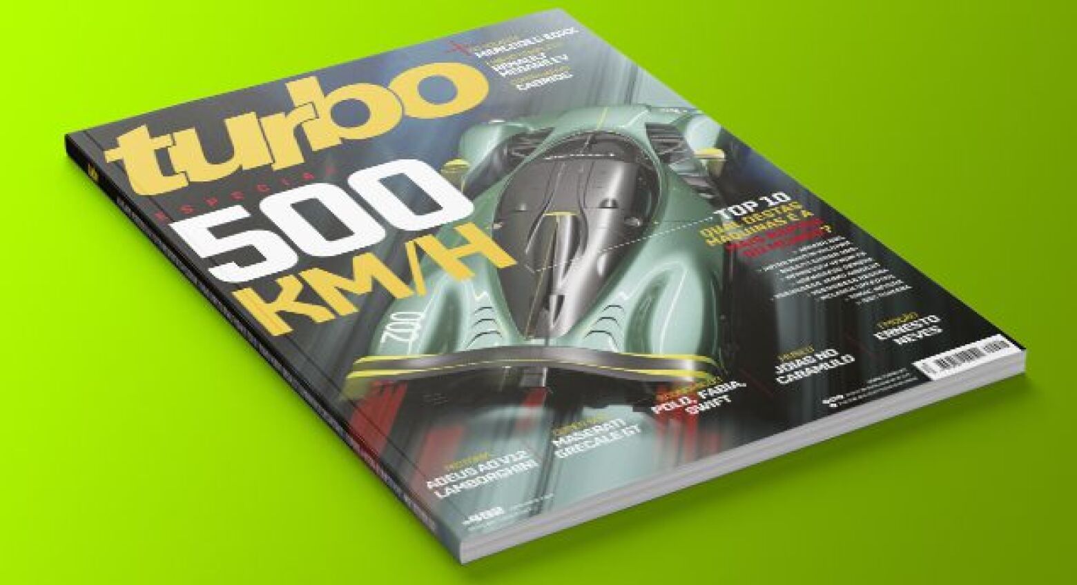Com o objectivo 500 km/h. Revista TURBO de Setembro já acelera nas bancas!