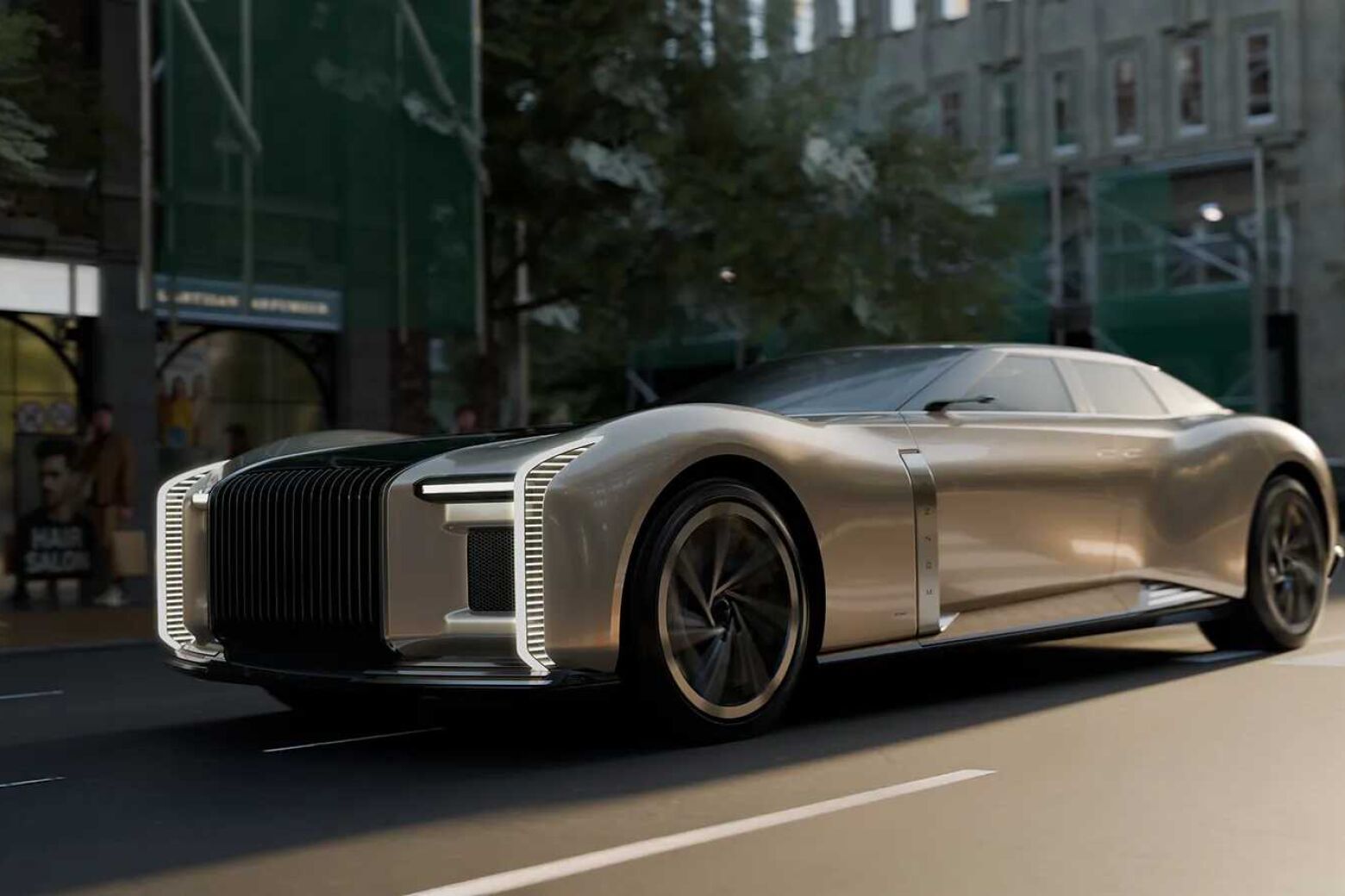 Aznom L&rsquo;Epoque: a limusina el&eacute;trica que celebra o excesso