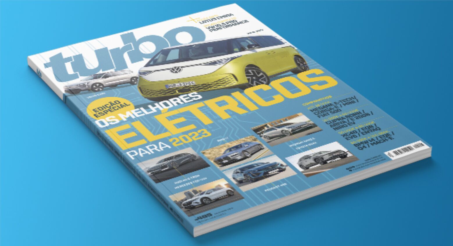 Com elétricos em alta. Revista Turbo de dezembro já está nas bancas