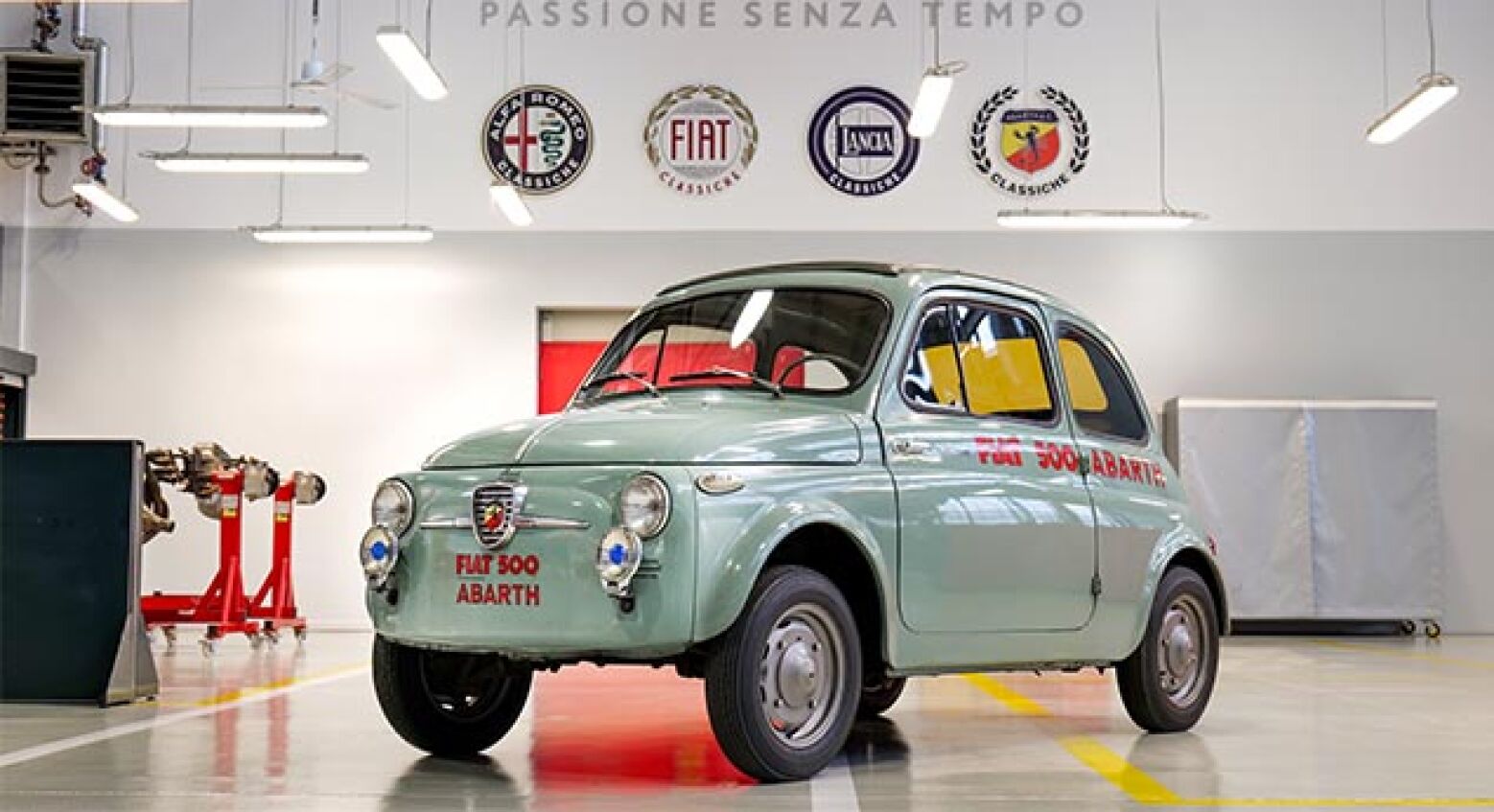 Abarth Classiche assinala 100 anos de Monza com Fiat 500 restaurado