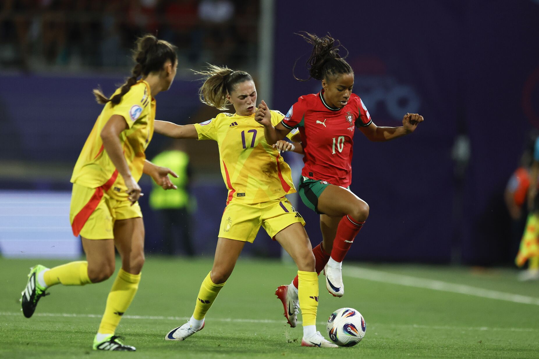 Não há mar na Suíça para estas navegadoras. Portugal perde com a Bélgica e está fora do Euro feminino