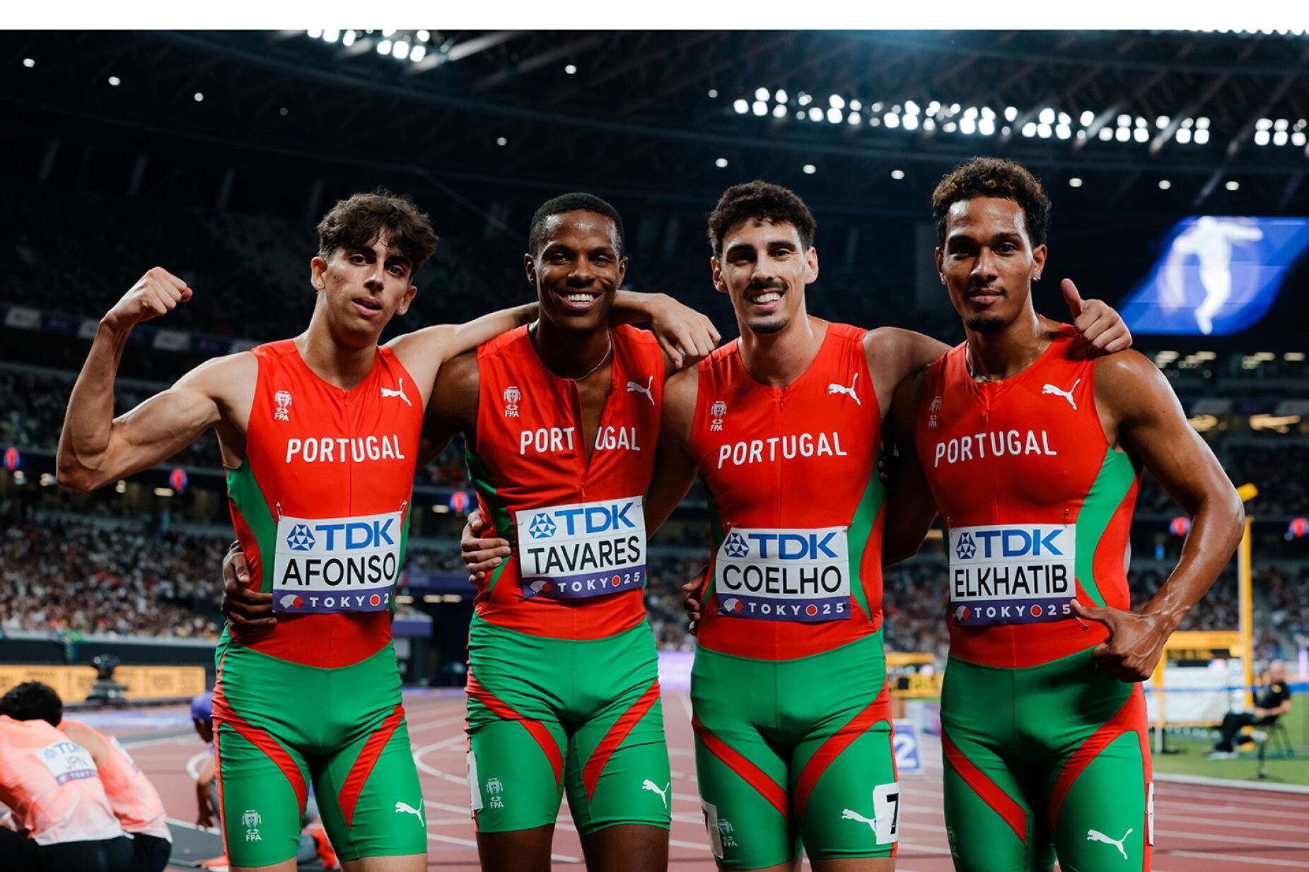 "Extremamente felizes." Federação de Atletismo destaca resultado "extraordinário" da estafeta 4x400 metros nos mundiais
