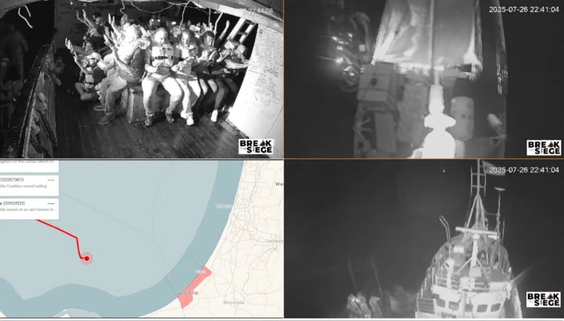Barco de ativistas que tentava chegar a Gaza foi intercetado pelo Exército israelita: "Não esperávamos outro fim"