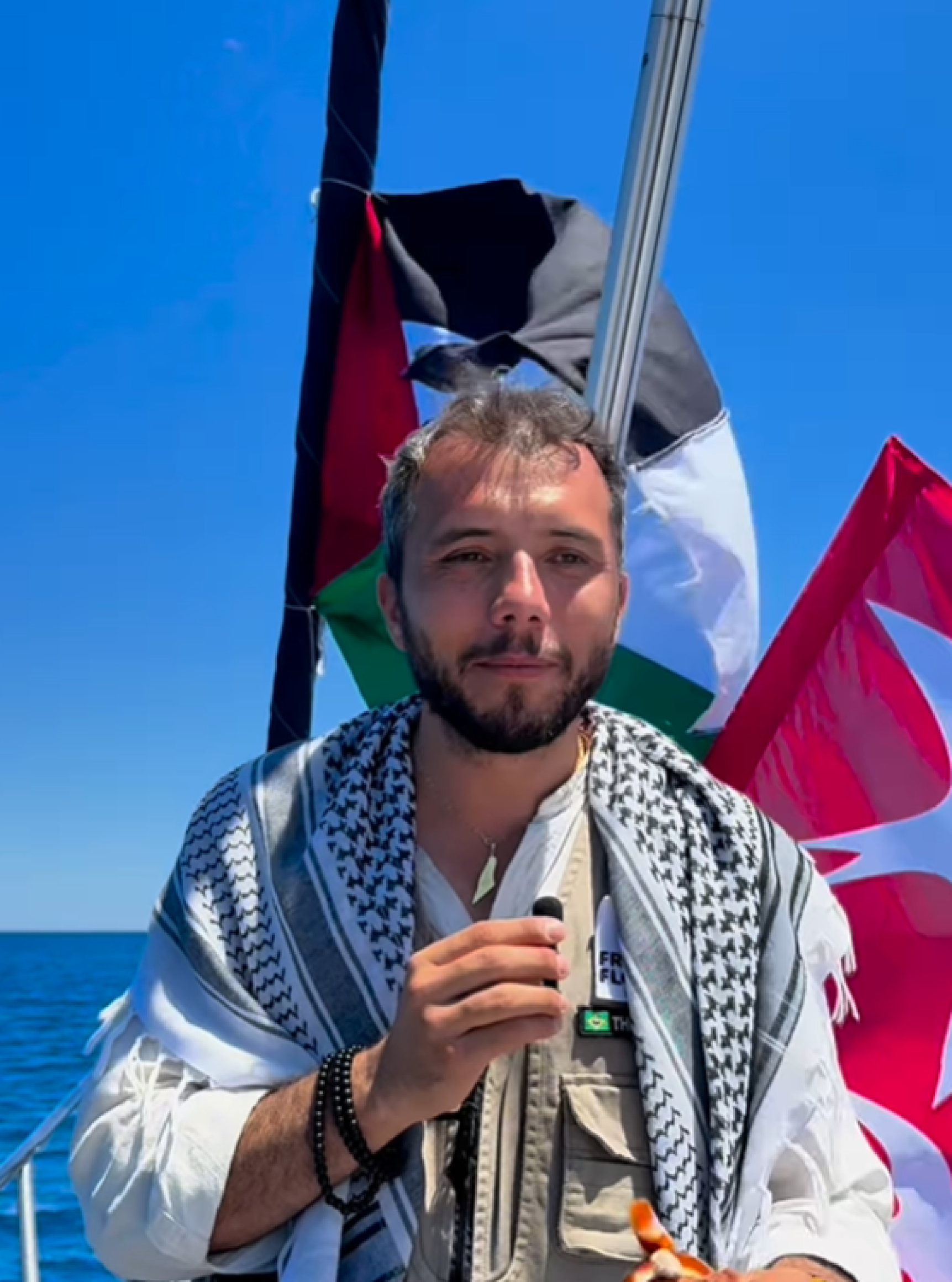 Barco rumo a Gaza "só pára se for atacado". Ativista a bordo pede "perdão" ao povo da Palestina por "mundo ter falhado"