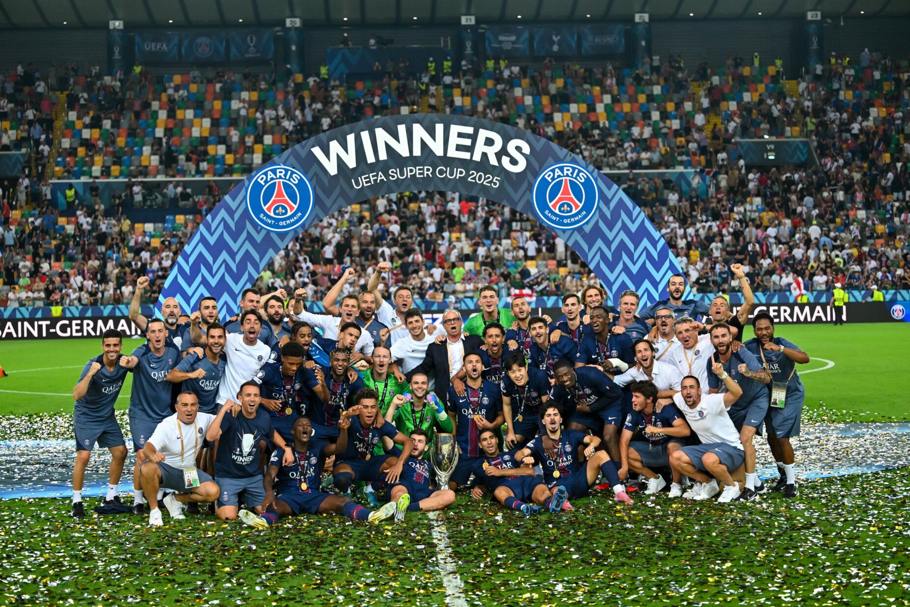 Gonçalo Ramos empata e Nuno Mendes é herói: PSG conquista Supertaça Europeia pela primeira vez. Veja os golos