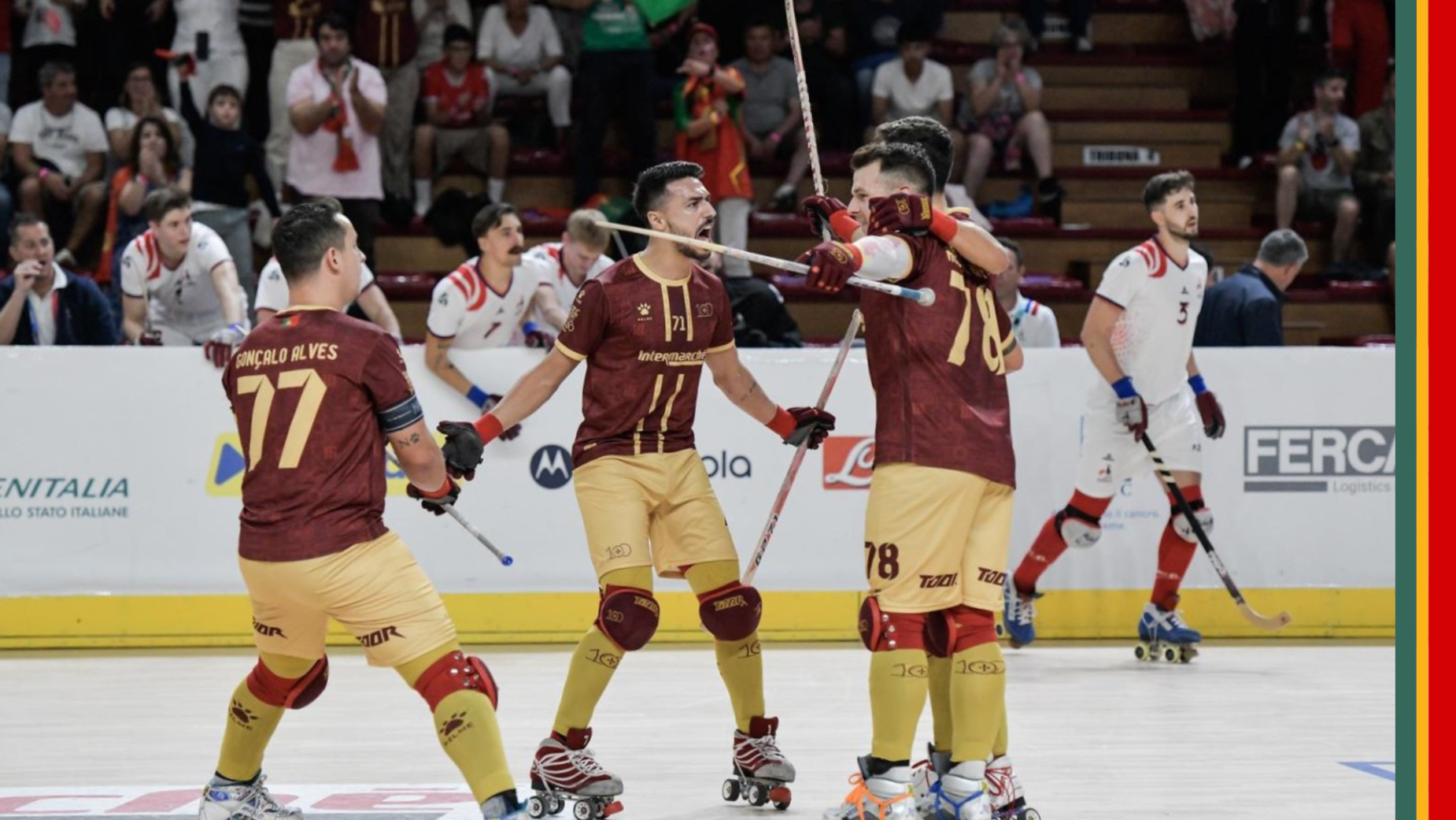 Portugal perde nos penáltis com a Espanha e falha final do Mundial de hóquei em patins