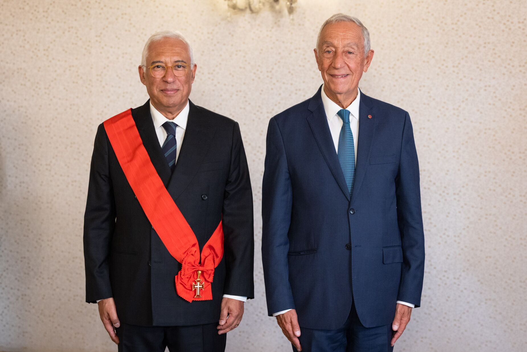 Marcelo condecorou Costa com grã-cruz da Ordem Militar de Cristo