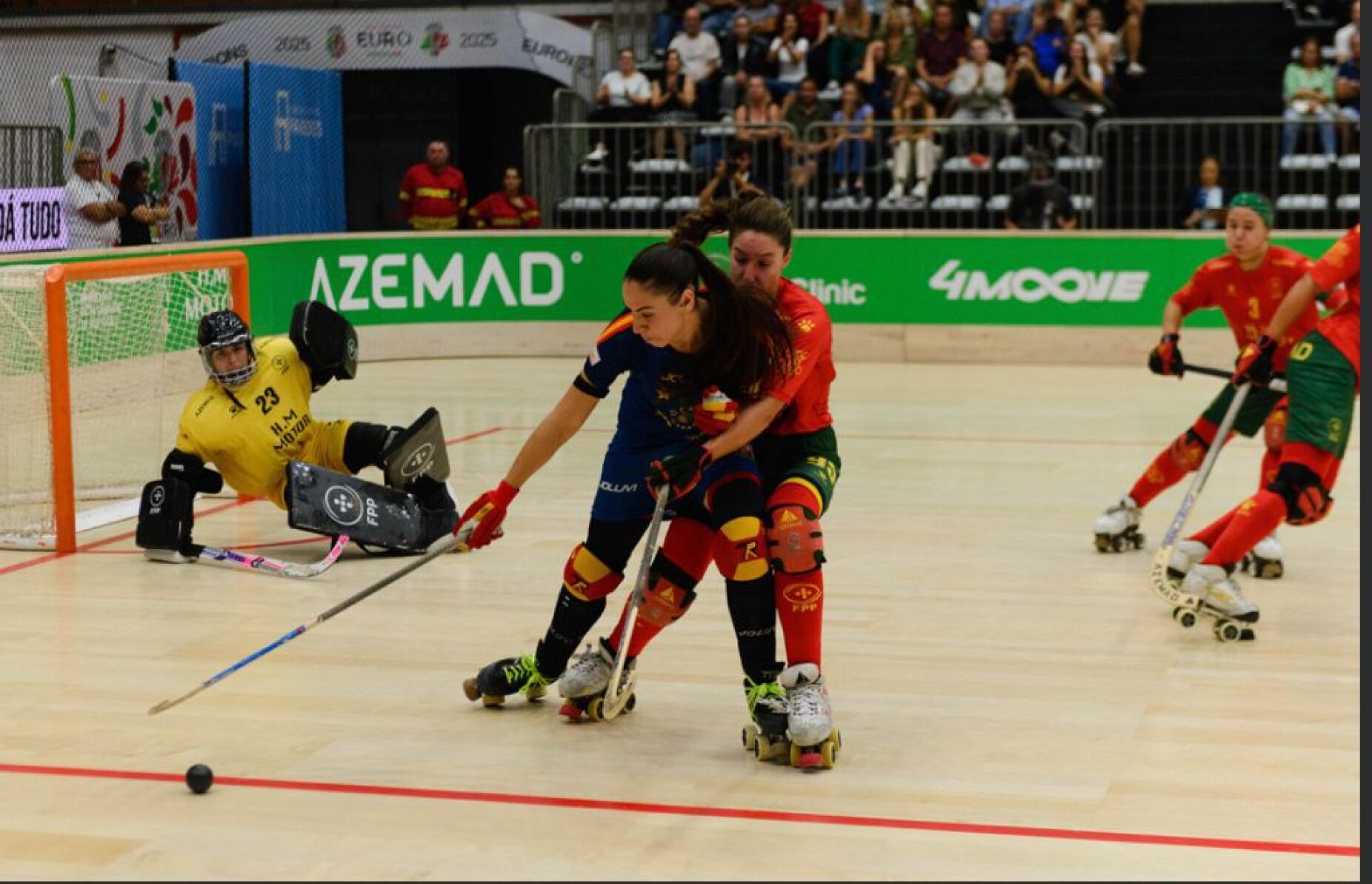 Portugal perde com Espanha por 7-2 na final do Europeu feminino de hóquei em patins