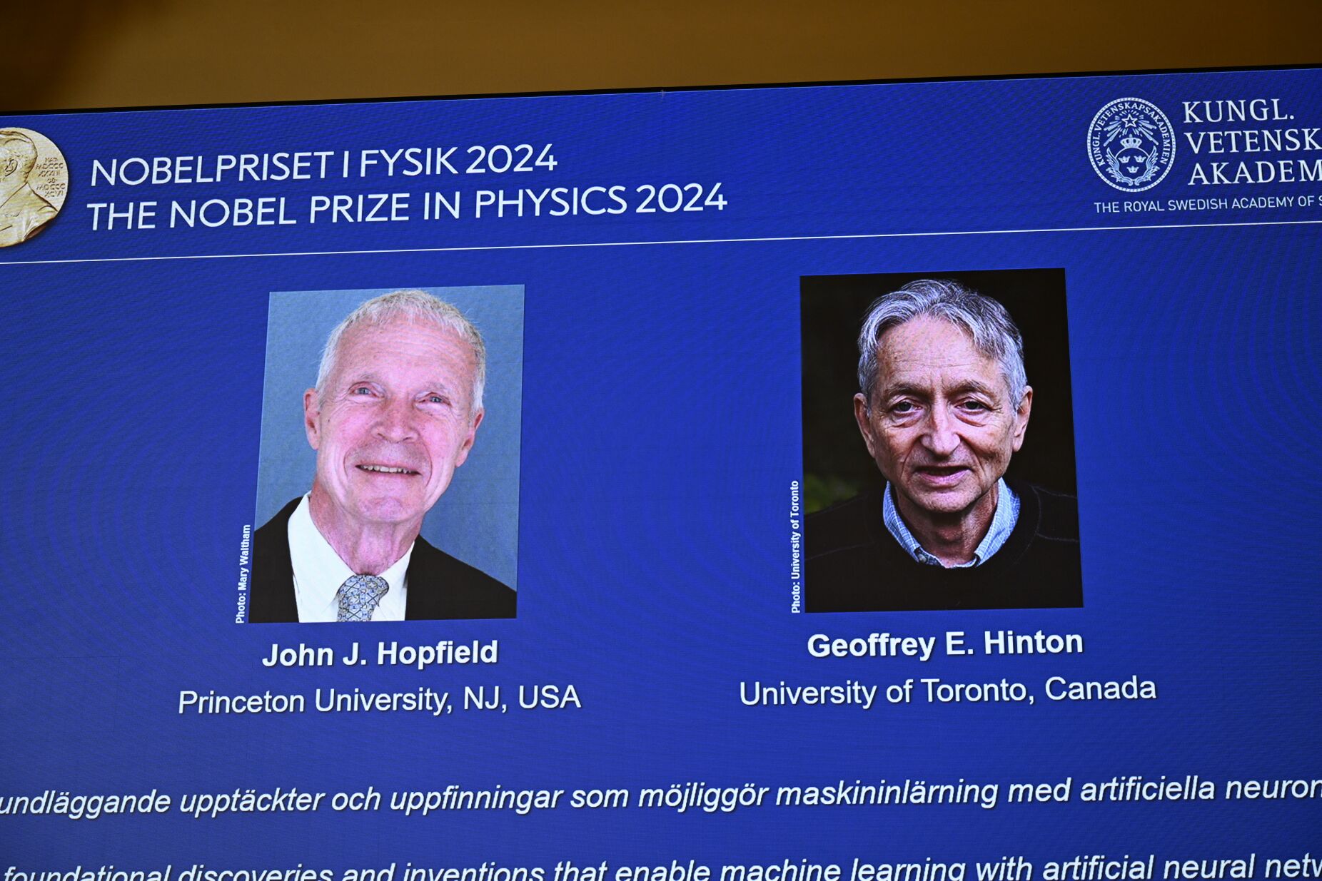 "Contribuições foram na inteligência artificial." Ex-presidente do Técnico surpreendido com vencedores do Nobel da Física