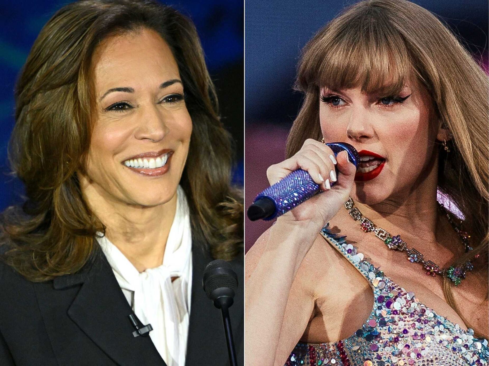 Sou "uma mulher sem filhos e com gato". Taylor Swift anuncia apoio à "guerreira" Kamala Harris