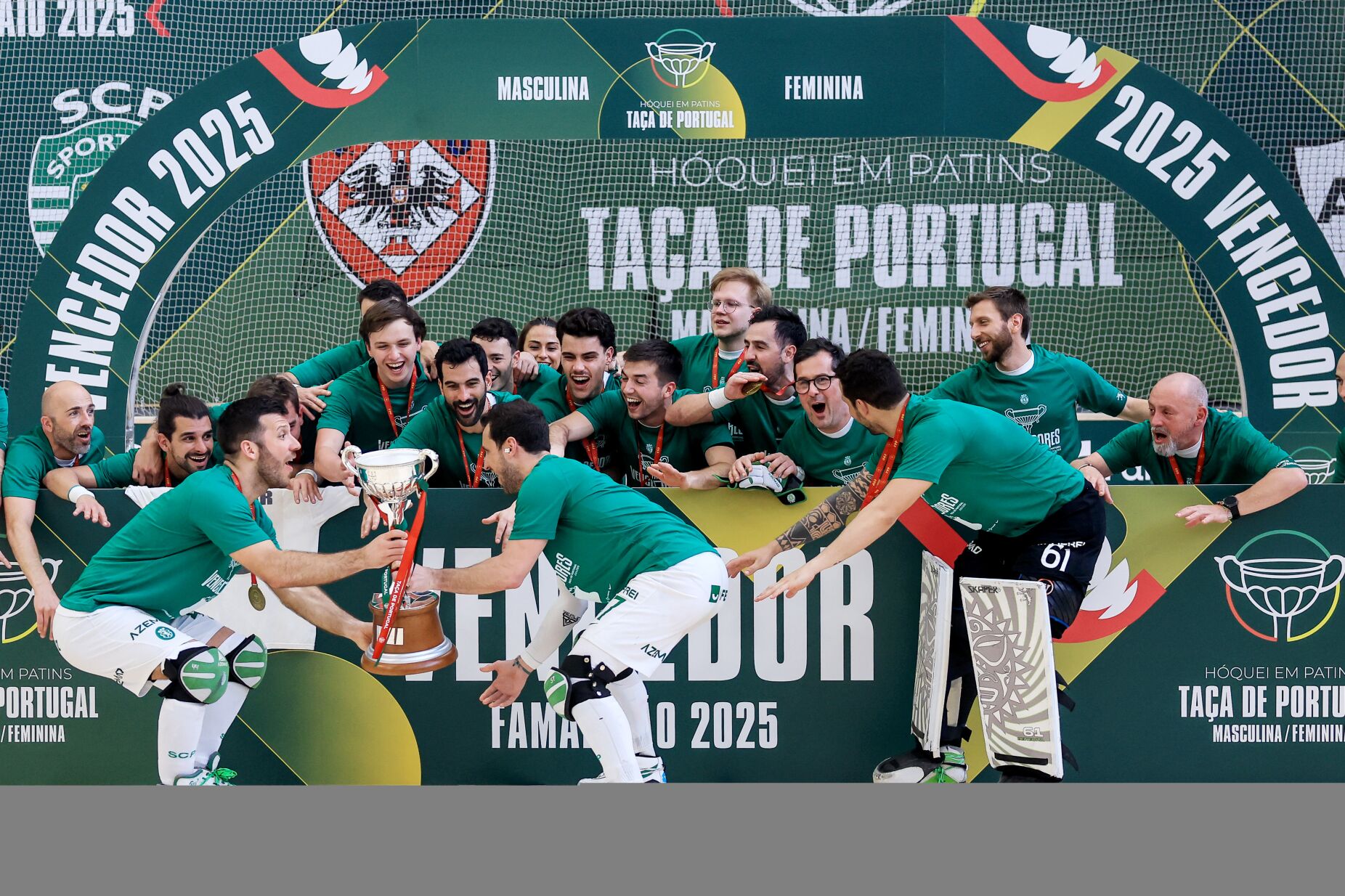 Sporting vence Oliveirense e conquista Taça de hóquei em patins 35 anos depois