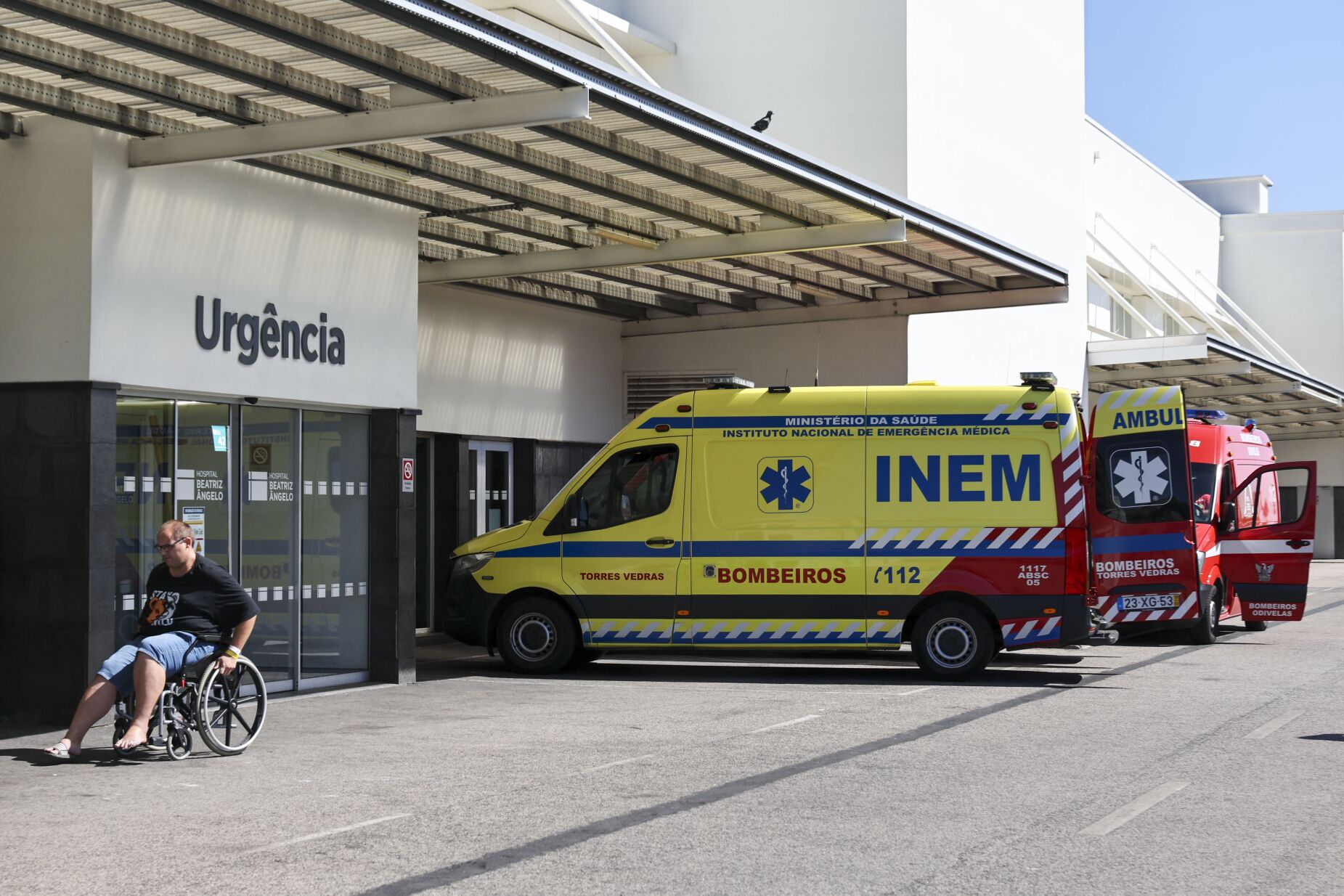 Suspenso desvido de doentes não críticos do Hospital Beatriz Ângelo em Loures
