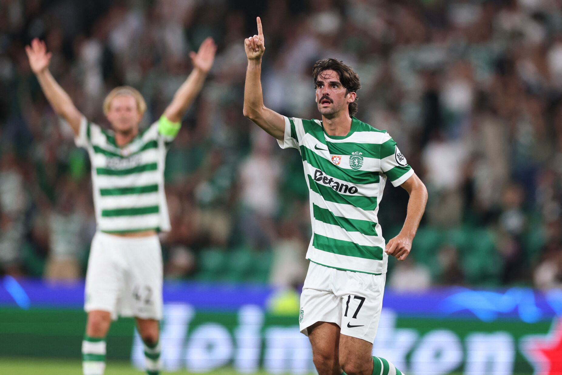 Na primeira vez entre os tubarões, o Kairat levou um Trincão. Sporting goleia na Liga dos Campeões