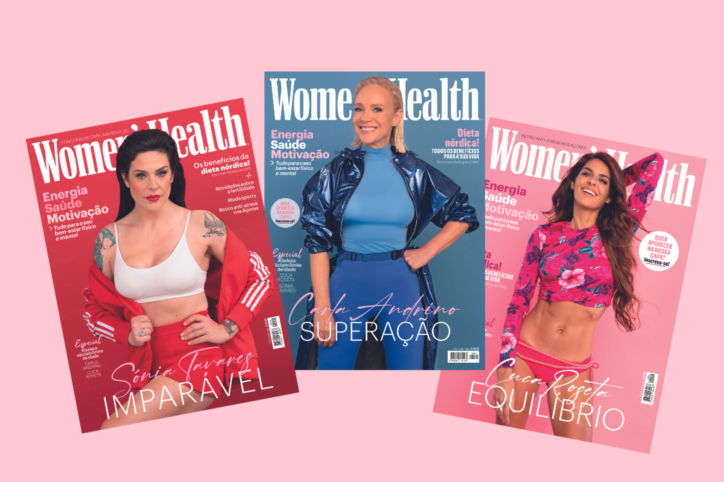Sónia Tavares, Carla Andrino e Cuca Roseta surpreendem em capa de revista no Dia da Mulher