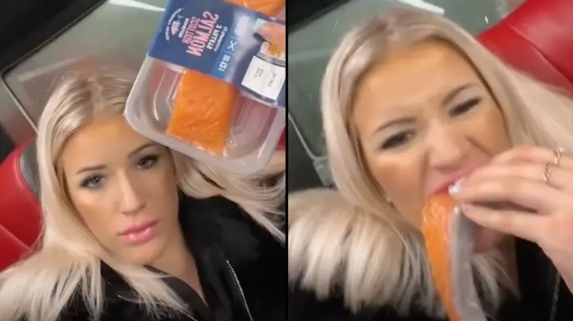 Tiktoker enoja seguidores ao filmar-se a comer posta de salmão cru
