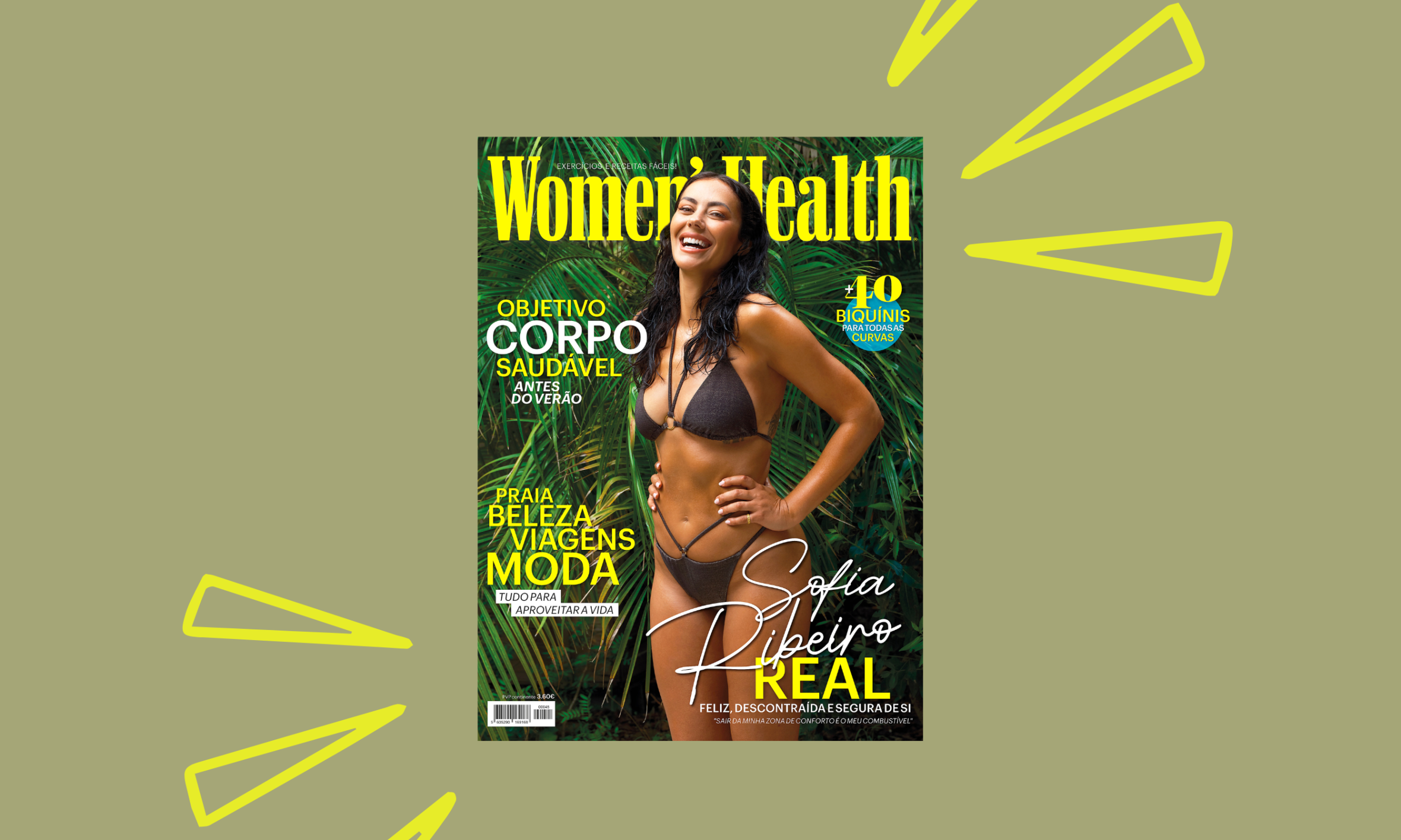 Já nas bancas: Women’s Health antecipa a chegada do verão com Sofia Ribeiro